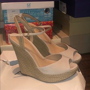 ALDO nude wedges